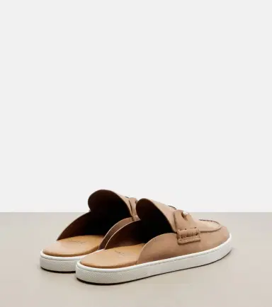 Christian Louboutin Chanme suede mules | Thumbnail 2 Christian Louboutin Chanme suede mules | Thumbnail 2