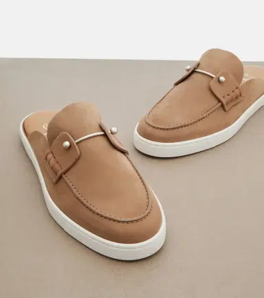 Christian Louboutin Chanme suede mules | Thumbnail 3 Christian Louboutin Chanme suede mules | Thumbnail 3