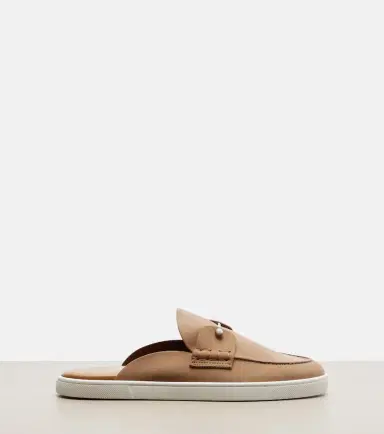 Christian Louboutin Chanme suede mules | Thumbnail 4 Christian Louboutin Chanme suede mules | Thumbnail 4