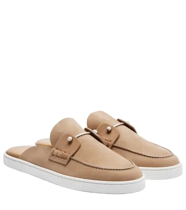Christian Louboutin Chanme suede mules