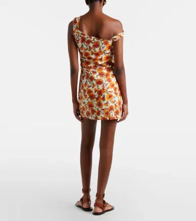 SIR Jara floral linen minidress | Thumbnail 4