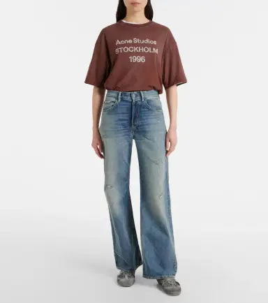 Acne Studios 2021F wide-leg jeans | Thumbnail 7