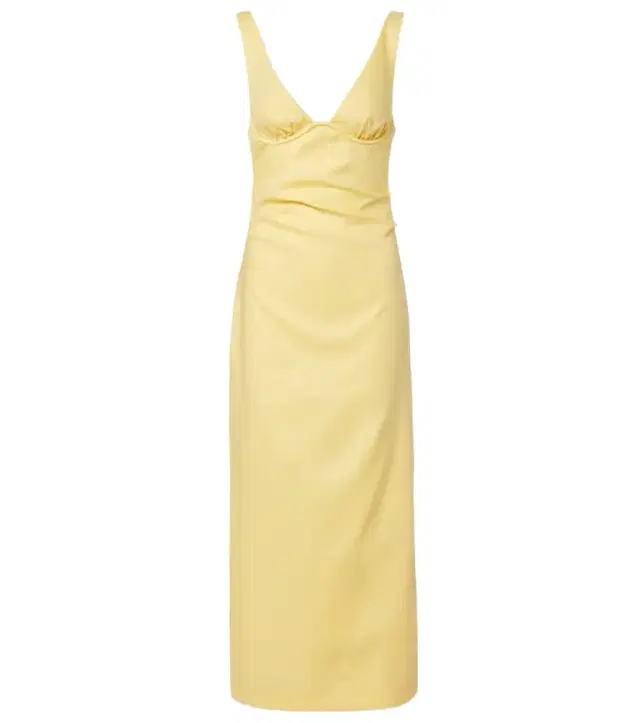 Linen midi dress