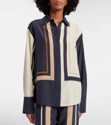 SIR. Printed silk shirt | Thumbnail 6 SIR. Printed silk shirt | Thumbnail 6