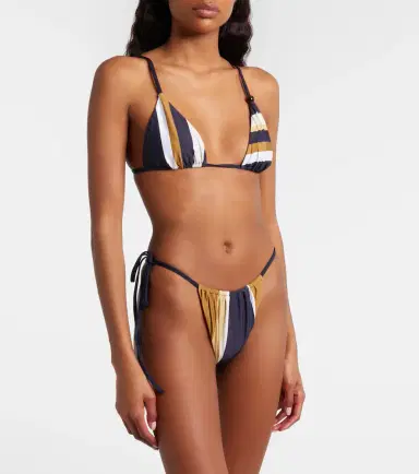SIR. String striped bikini top | Thumbnail 4