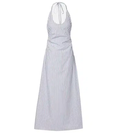 SIR. Pinstripe cotton-blend maxi dress | Thumbnail 1 SIR. Pinstripe cotton-blend maxi dress | Thumbnail 1