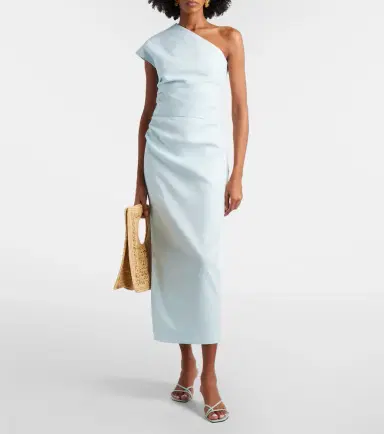 SIR Linen midi skirt | Thumbnail 2