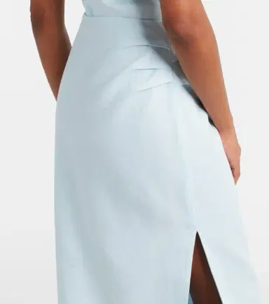 SIR Linen midi skirt | Thumbnail 3