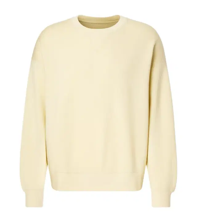 Jumbo wool and cotton sweatshirt