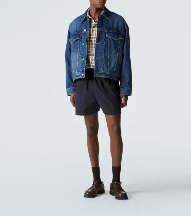 Studio Nicholson Elio cotton shorts | Thumbnail 5