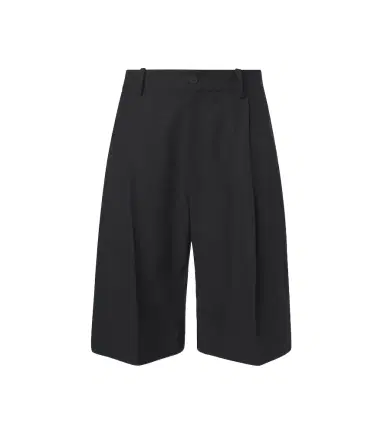 Studio Nicholson Cotton and linen Bermuda shorts | Thumbnail 1