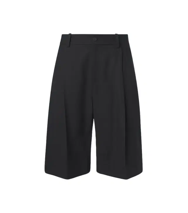 Cotton and linen Bermuda shorts