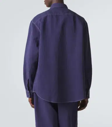 Studio Nicholson Louro cotton and linen shirt | Thumbnail 6 Studio Nicholson Louro cotton and linen shirt | Thumbnail 6