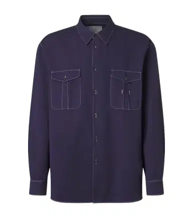 Studio Nicholson Louro cotton and linen shirt | Thumbnail 1 Studio Nicholson Louro cotton and linen shirt | Thumbnail 1