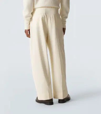 Studio Nicholson Pull cotton and linen wide-leg pants | Thumbnail 3