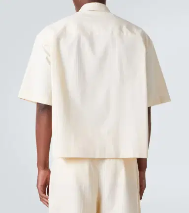 Studio Nicholson Sanko cotton and linen shirt | Thumbnail 5 Studio Nicholson Sanko cotton and linen shirt | Thumbnail 5