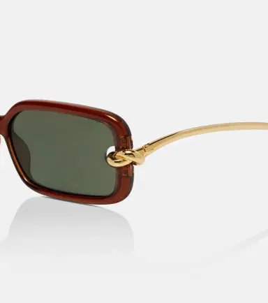Bottega Veneta Knot rectangular sunglasses | Thumbnail 2