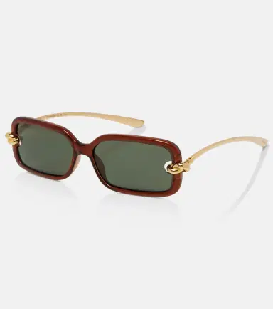 Bottega Veneta Knot rectangular sunglasses | Thumbnail 3