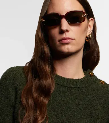 Bottega Veneta Knot rectangular sunglasses | Thumbnail 4