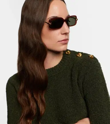 Bottega Veneta Knot rectangular sunglasses | Thumbnail 5
