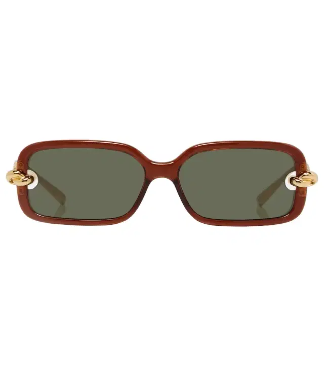Bottega Veneta Knot rectangular sunglasses