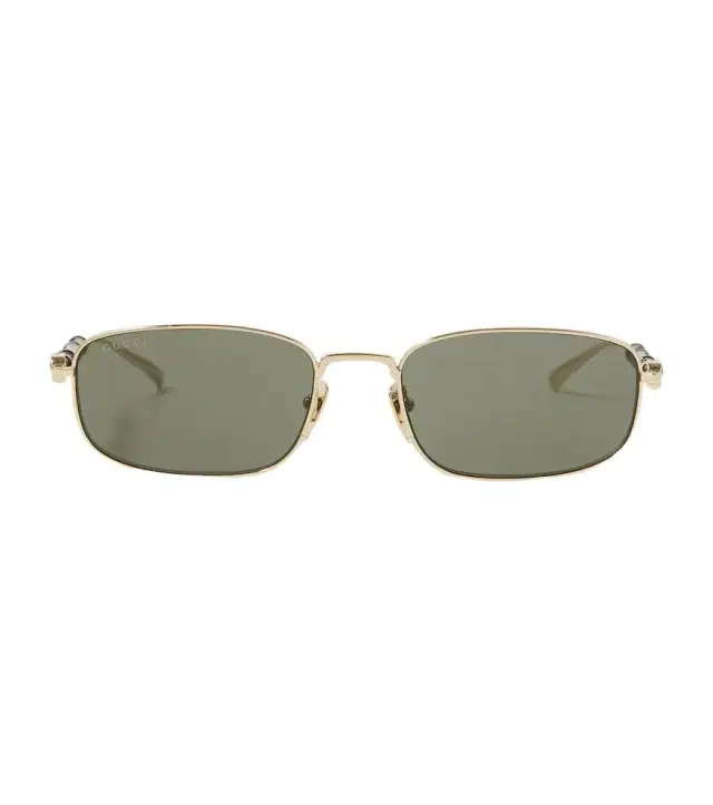 Gucci Bamboo rectangular sunglasses