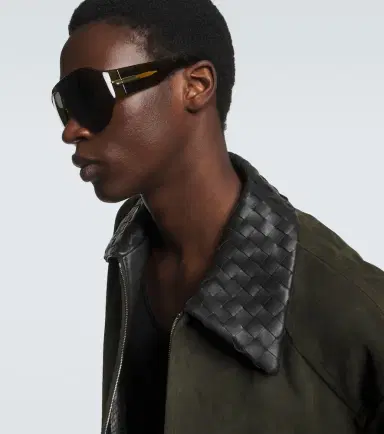 Bottega Veneta Shield sunglasses | Thumbnail 4