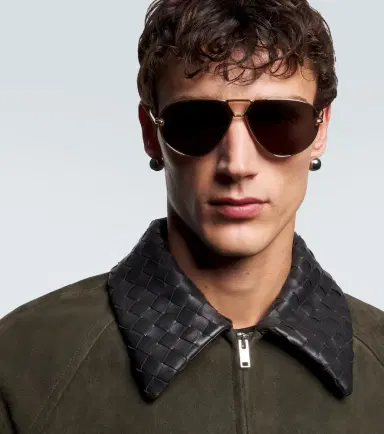 Bottega Veneta Drop aviator sunglasses | Thumbnail 4