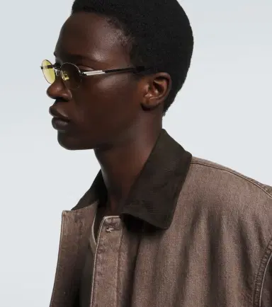 Bottega Veneta Oval sunglasses | Thumbnail 4 Bottega Veneta Oval sunglasses | Thumbnail 4