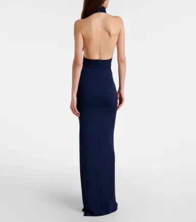 The New Arrivals Ilkyaz Ozel Cass ruched maxi dress | Thumbnail 3