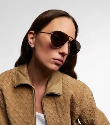 Bottega Veneta Drop aviator sunglasses | Thumbnail 3
