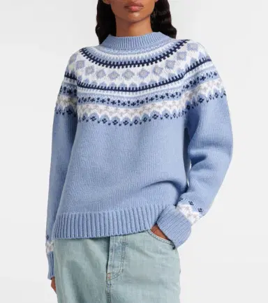 Miu Miu Fair Isle virgin wool jacquard sweater | Thumbnail 3