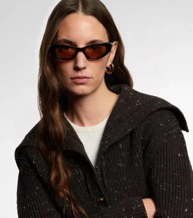 Bottega Veneta Snap cat-eye sunglasses | Thumbnail 4