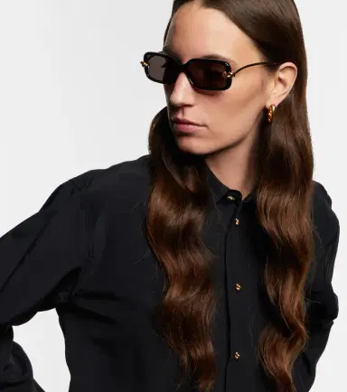 Bottega Veneta Knot aviator sunglasses | Thumbnail 4