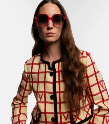 Valentino Light V VLogo oversized sunglasses | Thumbnail 2 Valentino Light V VLogo oversized sunglasses | Thumbnail 2