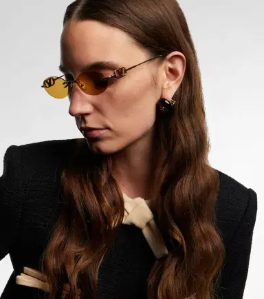 Valentino Bejewelled VLogo oval sunglasses | Thumbnail 3 Valentino Bejewelled VLogo oval sunglasses | Thumbnail 3