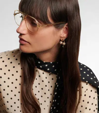 Valentino Ultralight V VLogo aviator glasses | Thumbnail 5