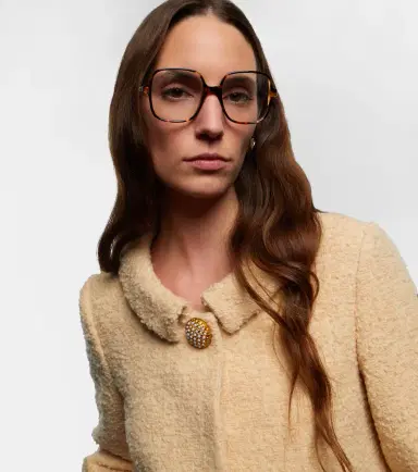 Valentino Light V VLogo oversized glasses | Thumbnail 2