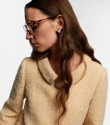 Valentino Light V VLogo oversized glasses | Thumbnail 3