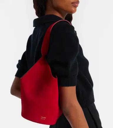 Khaite Lotus Mini suede tote bag | Thumbnail 2
