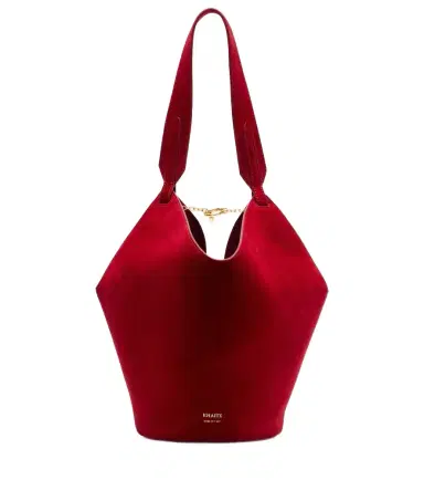 Khaite Lotus Mini suede tote bag | Thumbnail 1