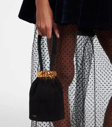 Alaïa Alaïa Motion Mini embellished suede top-handle bag | Thumbnail 3