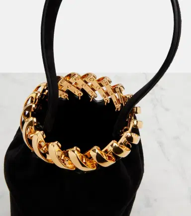 Alaïa Alaïa Motion Mini embellished suede top-handle bag | Thumbnail 5