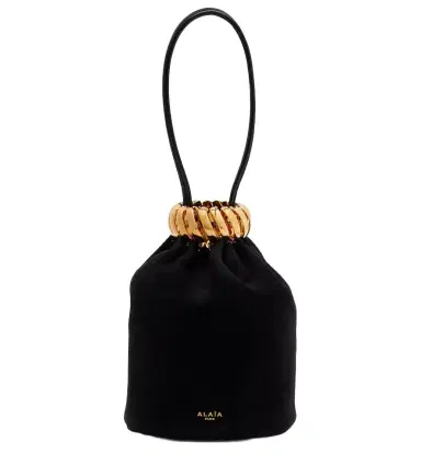 Alaïa Alaïa Motion Mini embellished suede top-handle bag | Thumbnail 1