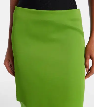 Khaite Sybil layered midi skirt | Thumbnail 3