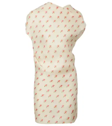 Khaite Floral draped silk minidress | Thumbnail 1