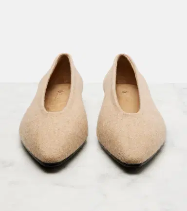 Loro Piana Rebecca herringbone ballet flats | Thumbnail 4 Loro Piana Rebecca herringbone ballet flats | Thumbnail 4