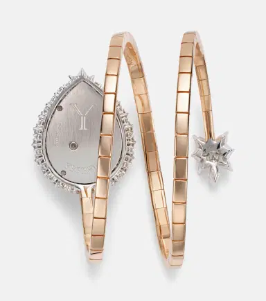 YEPREM Y-Momento 18kt white and rose gold watch with diamonds | Thumbnail 5