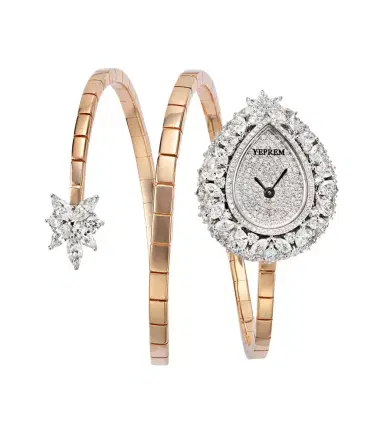 YEPREM Y-Momento 18kt white and rose gold watch with diamonds | Thumbnail 1