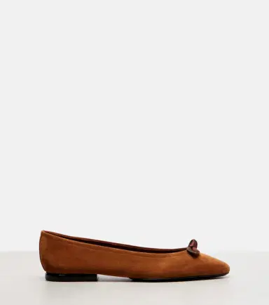 Loro Piana Primula suede ballet flats | Thumbnail 4 Loro Piana Primula suede ballet flats | Thumbnail 4